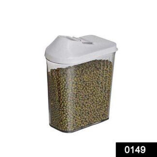 0149 Plastic Transparent Cans, Jars Storage Bottles, Storage Box (1100 ml, 1pc) - Your Brand