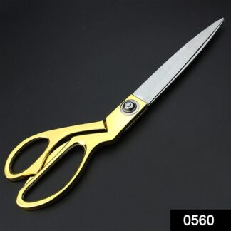 0560 Gold Plated Professional Cloth Cutting Scissor - Your Brand