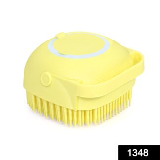 1348 Silicone Massage Bath Body Brush With Shampoo Dispenser (Without Box) - Your Brand