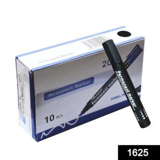 1625 Black Permanent Markers for White Board (Pack of 10) - Your Brand