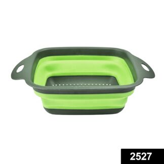 2527 Silicone Square Plastic Folding Collapsible Durable Kitchen Sink Dish Rack - Your Brand