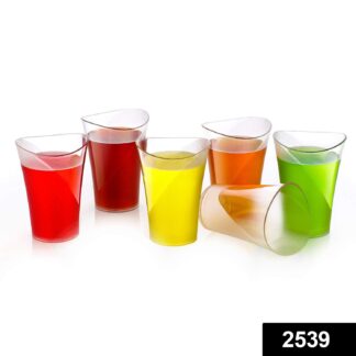 2539 Drinking Transparent Water Glass Set (Pack of 6) - Your Brand
