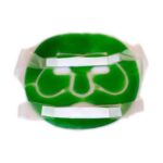 0402 Plastic Reusable Anti Stress Cooling Gel Face Mask with Strap-on Velcro (Green) - Your Brand
