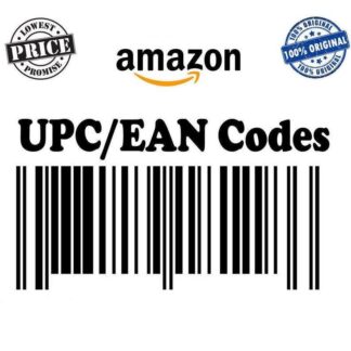 0100 UPC-A / EAN-13 CODES for Amazon - Your Brand