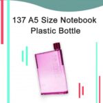 0137 A5 Size Notebook Plastic Bottle (Any color) - Your Brand
