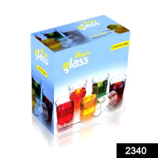 2340 Multi Purpose Unbreakable Drinking Glass (Set of 6 Pieces) (300ml) - Your Brand