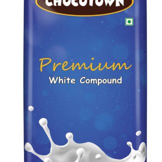 0050 Chocotown Premium White Compound 400gm | Chocotown White Choco Slab | - Your Brand