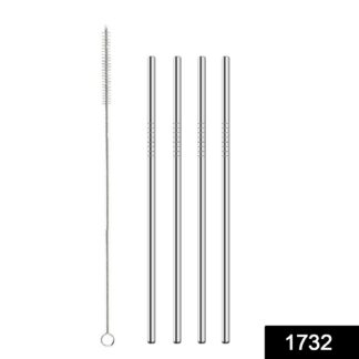 1732 Reusable Stainless Steel Drinking Straws Straight