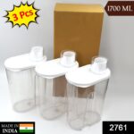 2761 3 Pc Cereal Dispenser 1700 ML For Storing And Serving Of Cereal And All Stuffs. freeshipping - yourbrand