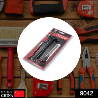 9042 4Pcs Helper Tool Set Used While Doing Plumbing And Electrician Repairment In All Kinds Of Places Like Household And Official Departments Etc.